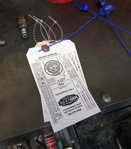 Fire Extinguisher Tag